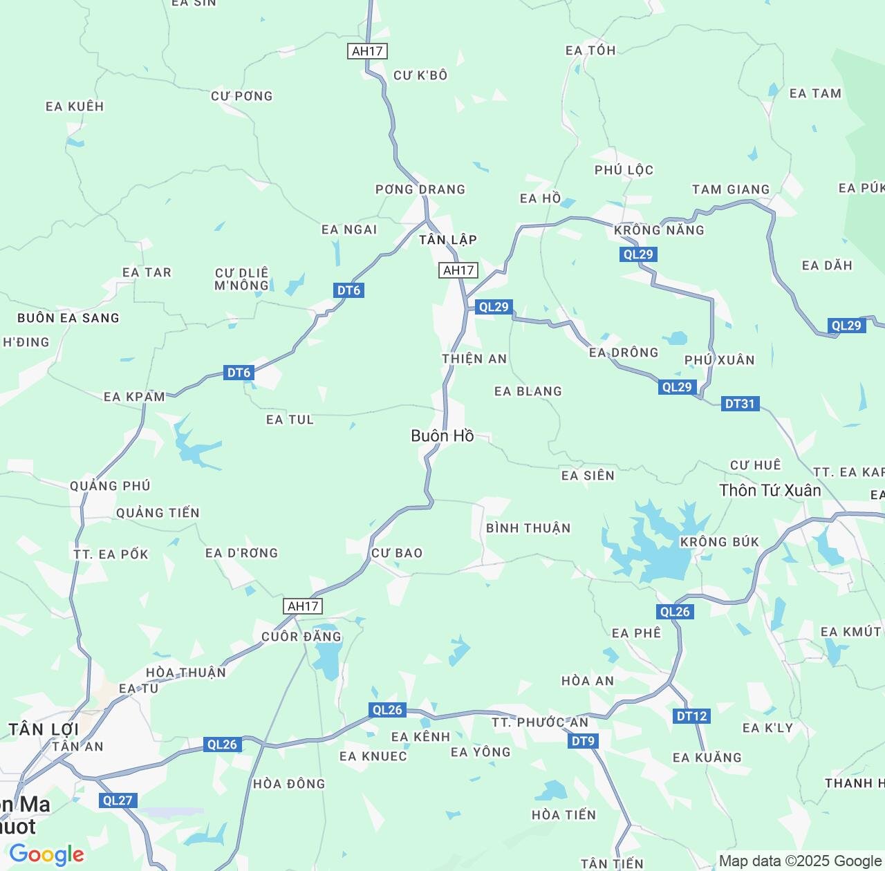 Map image for Intellectual Property Lawyers in Buon Ho and Đắk Lắk IP firms at coordinates  ; .