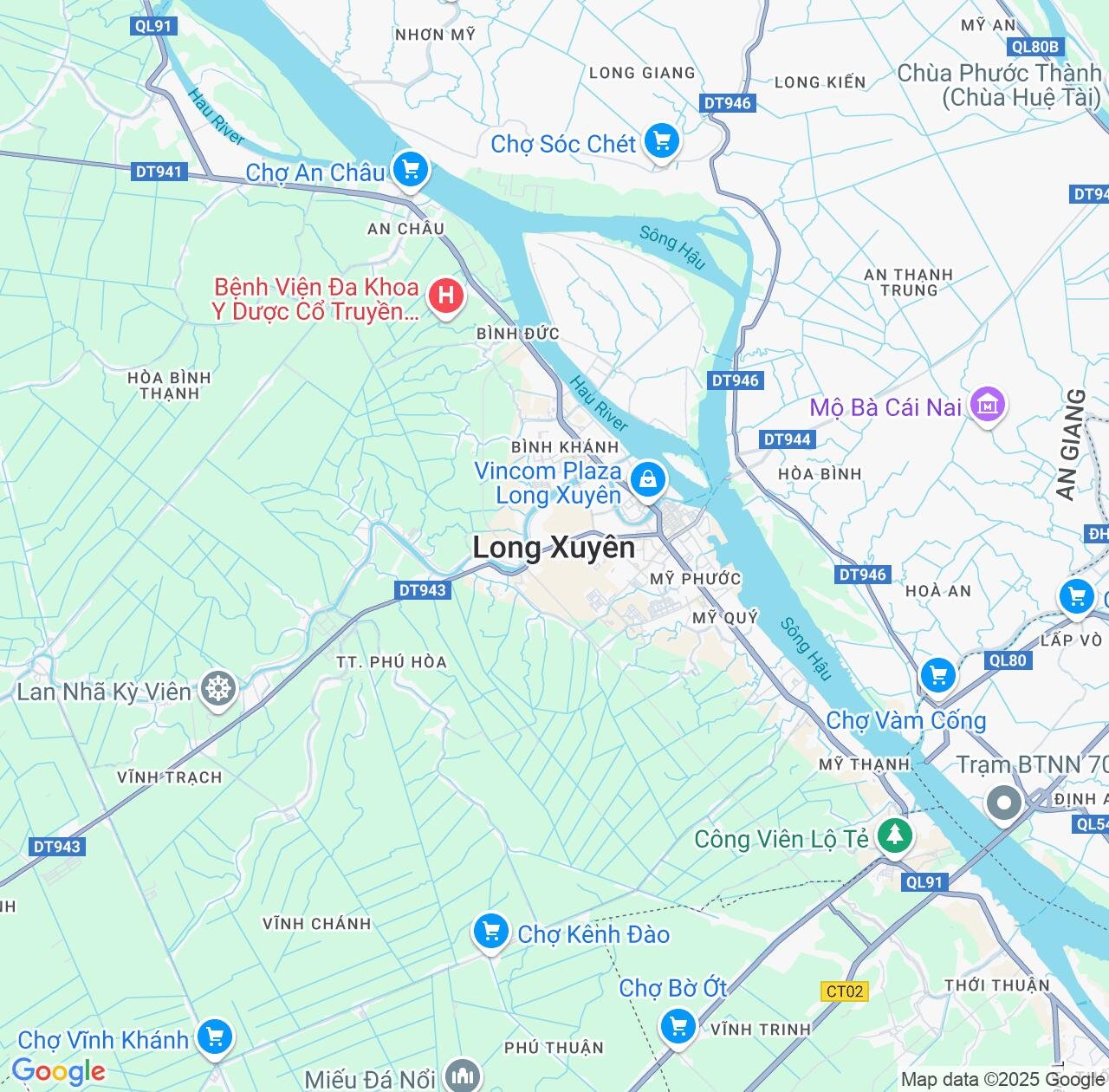 Map image for Intellectual Property Lawyers in Long Xuyen and An Giang Province IP firms at coordinates  ; .