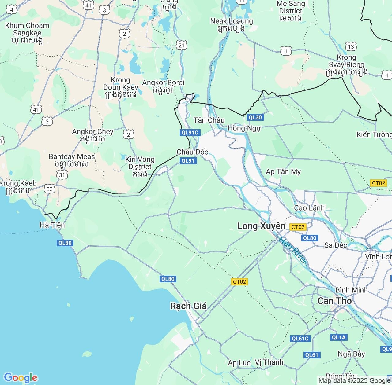 Map image for Intellectual Property Lawyers in An Giang Province and Vietnam IP firms at coordinates  ; .