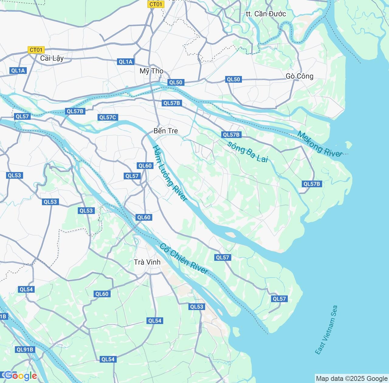 Map image for Intellectual Property Lawyers in Bến Tre Province and Vietnam IP firms at coordinates  ; .