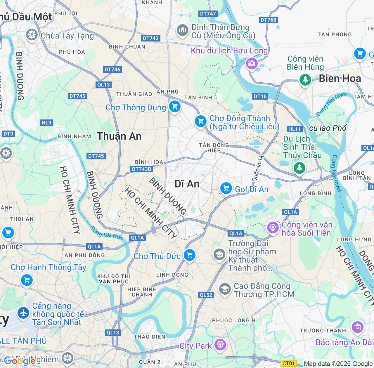 Map image for Intellectual Property Lawyers in Di An and Bình Dương Province IP firms at coordinates  ; .