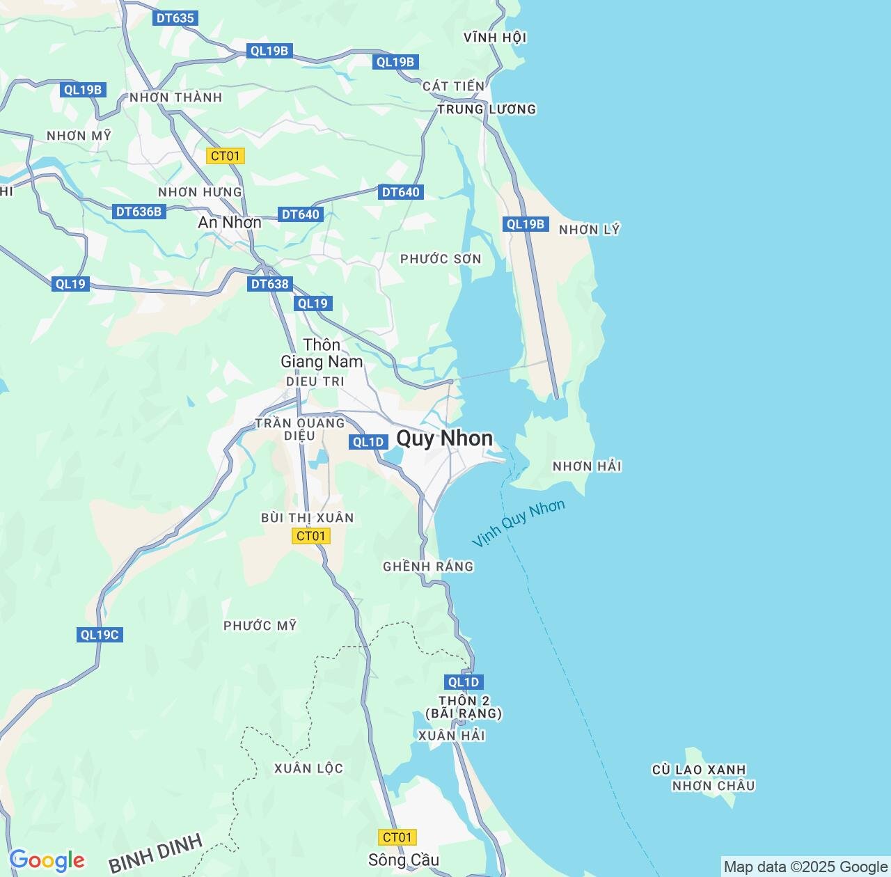 Map image for Intellectual Property Lawyers in Qui Nhon and Bình Định Province IP firms at coordinates  ; .