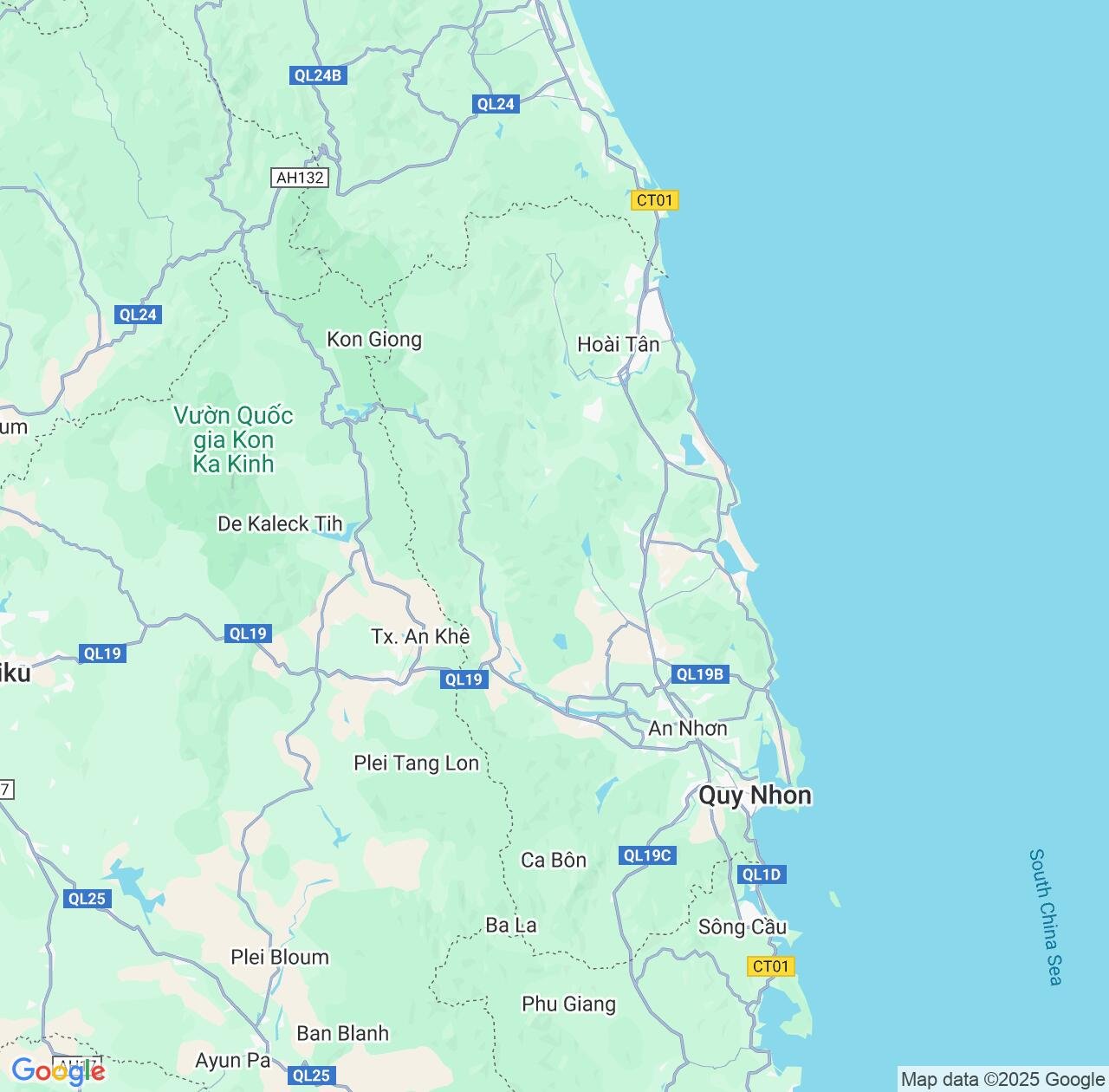 Map image for Intellectual Property Lawyers in Bình Định Province and Vietnam IP firms at coordinates  ; .