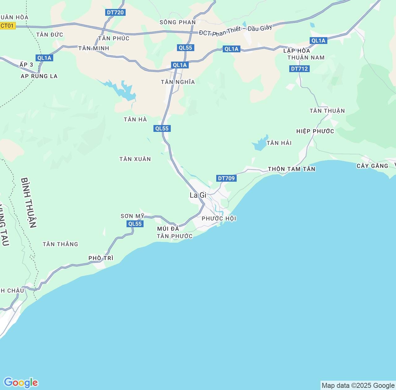 Map image for Intellectual Property Lawyers in La Gi and Bình Thuận Province IP firms at coordinates  ; .