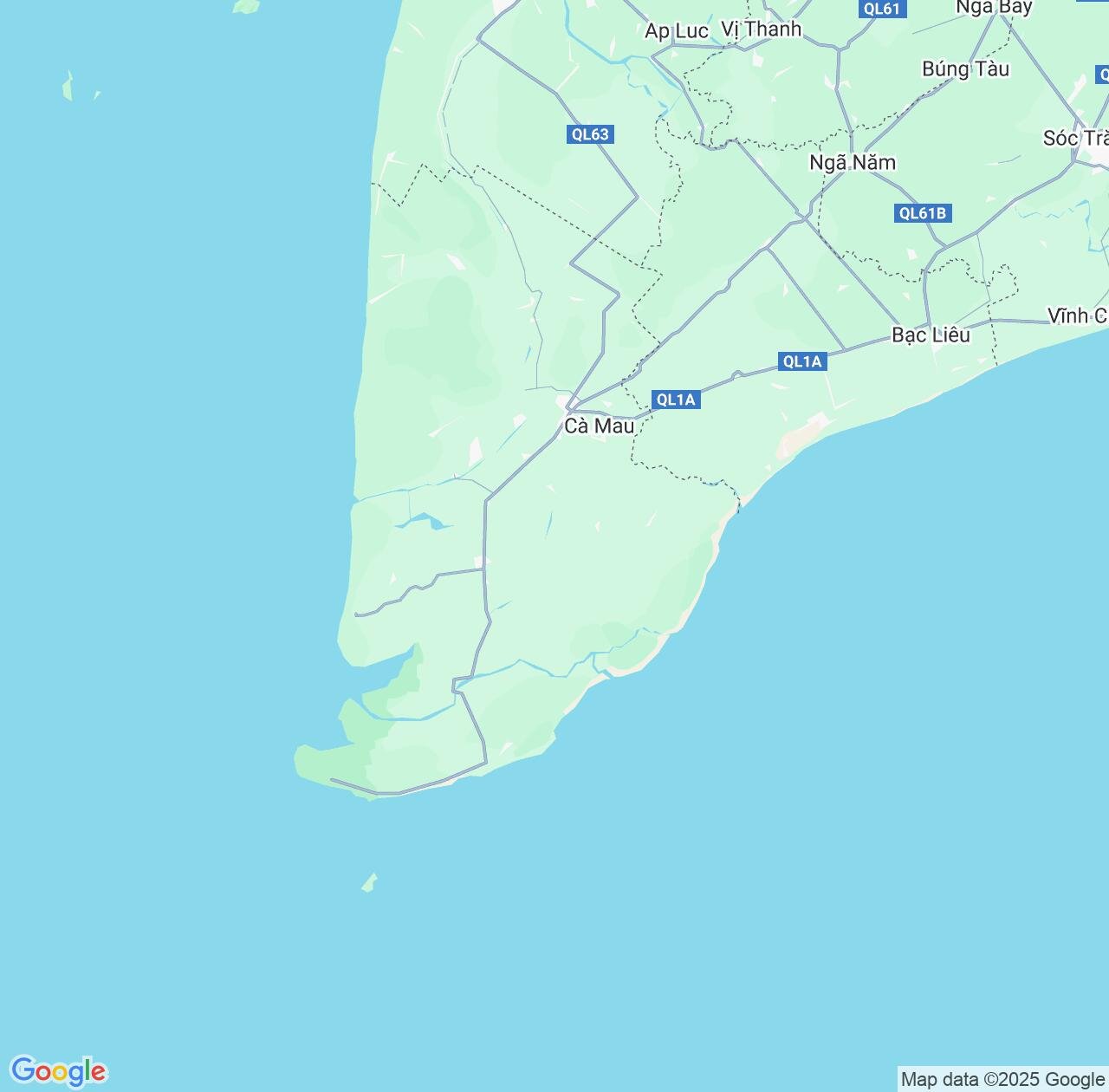 Map image for Intellectual Property Lawyers in Cà Mau Province and Vietnam IP firms at coordinates  ; .