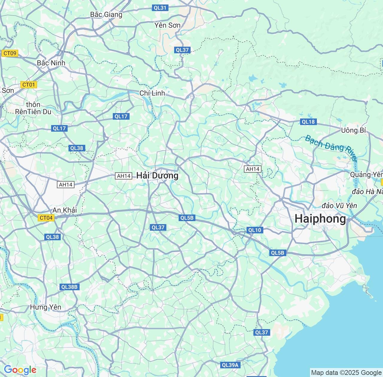 Map image for Intellectual Property Lawyers in Hải Dương Province and Vietnam IP firms at coordinates  ; .