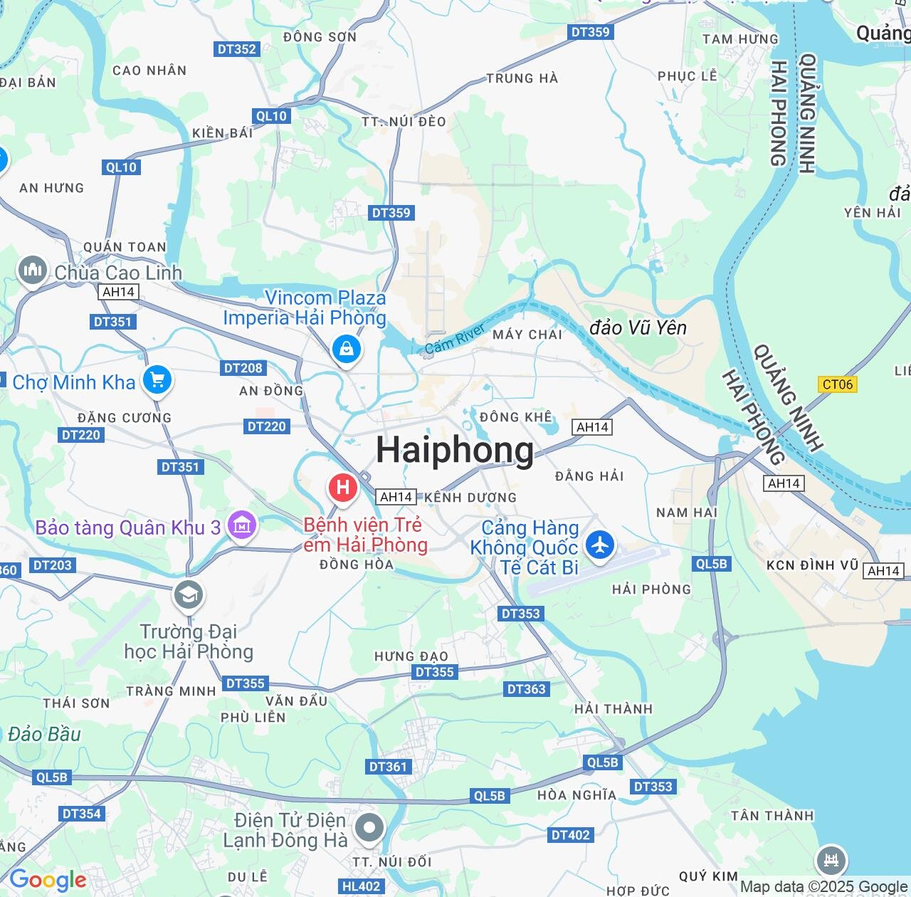 Map image for Intellectual Property Lawyers in Haiphong and Vietnam IP firms at coordinates  ; .