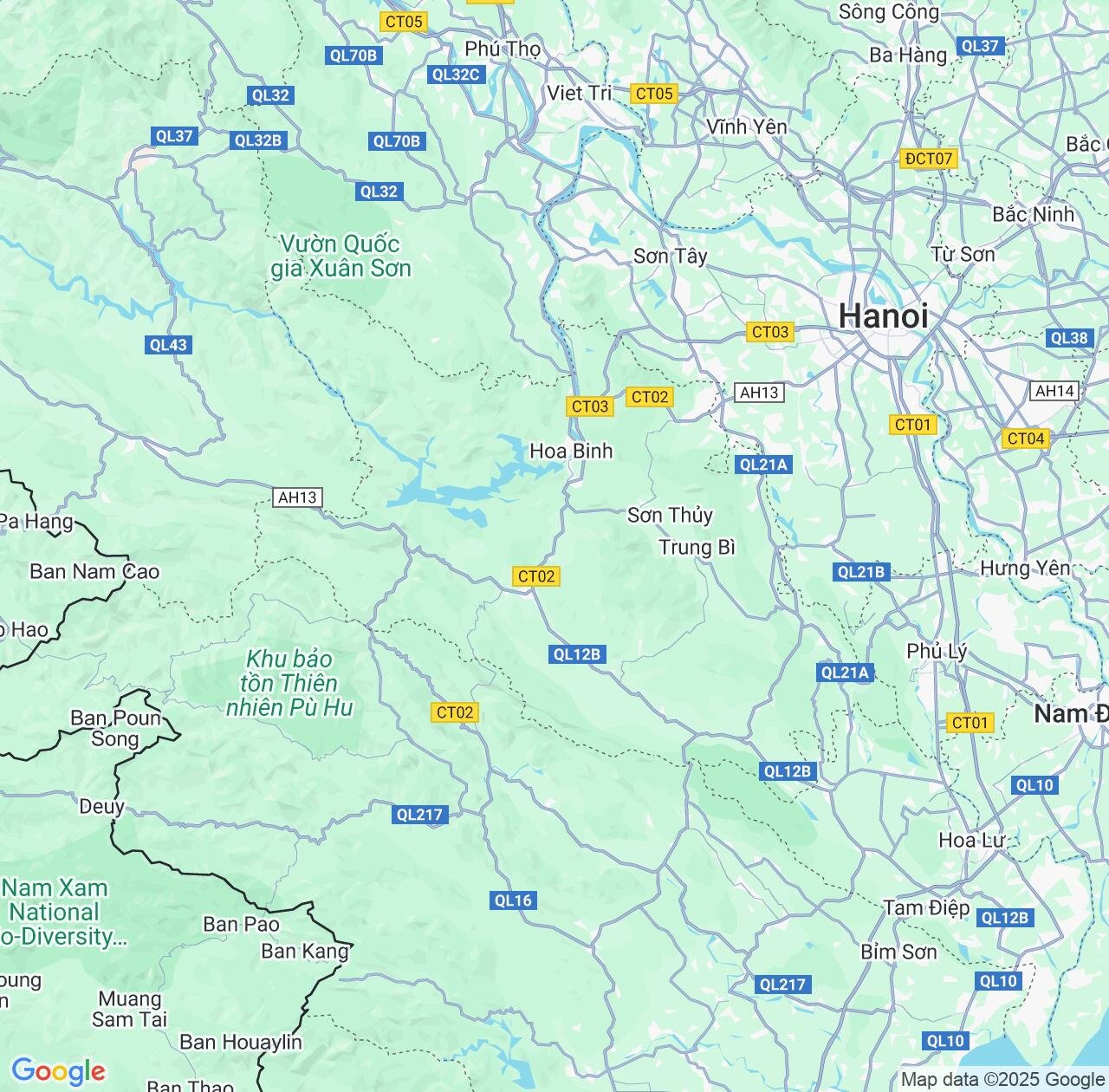 Map image for Intellectual Property Lawyers in Hòa Bình Province and Vietnam IP firms at coordinates  ; .