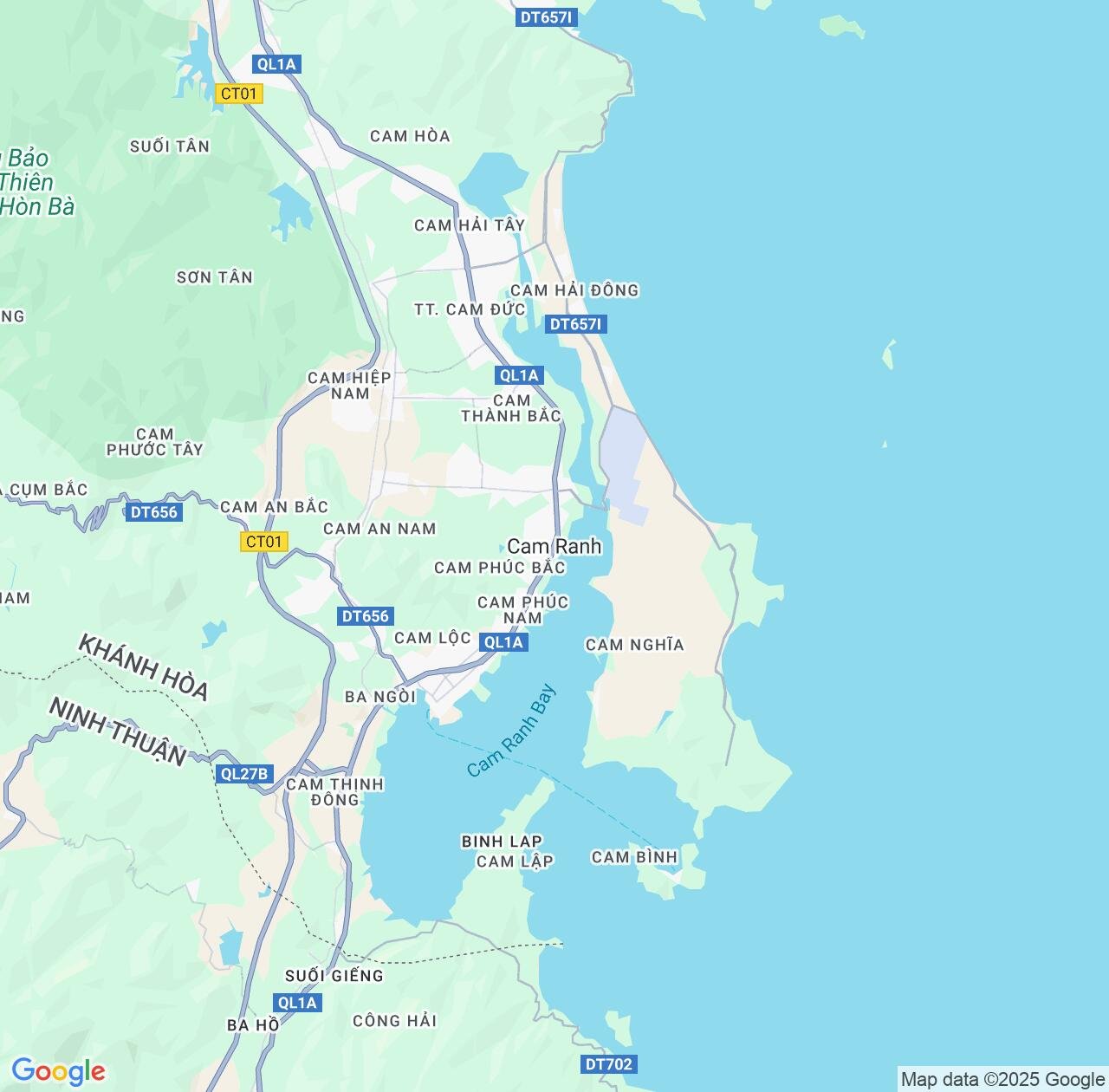 Map image for Intellectual Property Lawyers in Cam Ranh and Khánh Hòa Province IP firms at coordinates  ; .