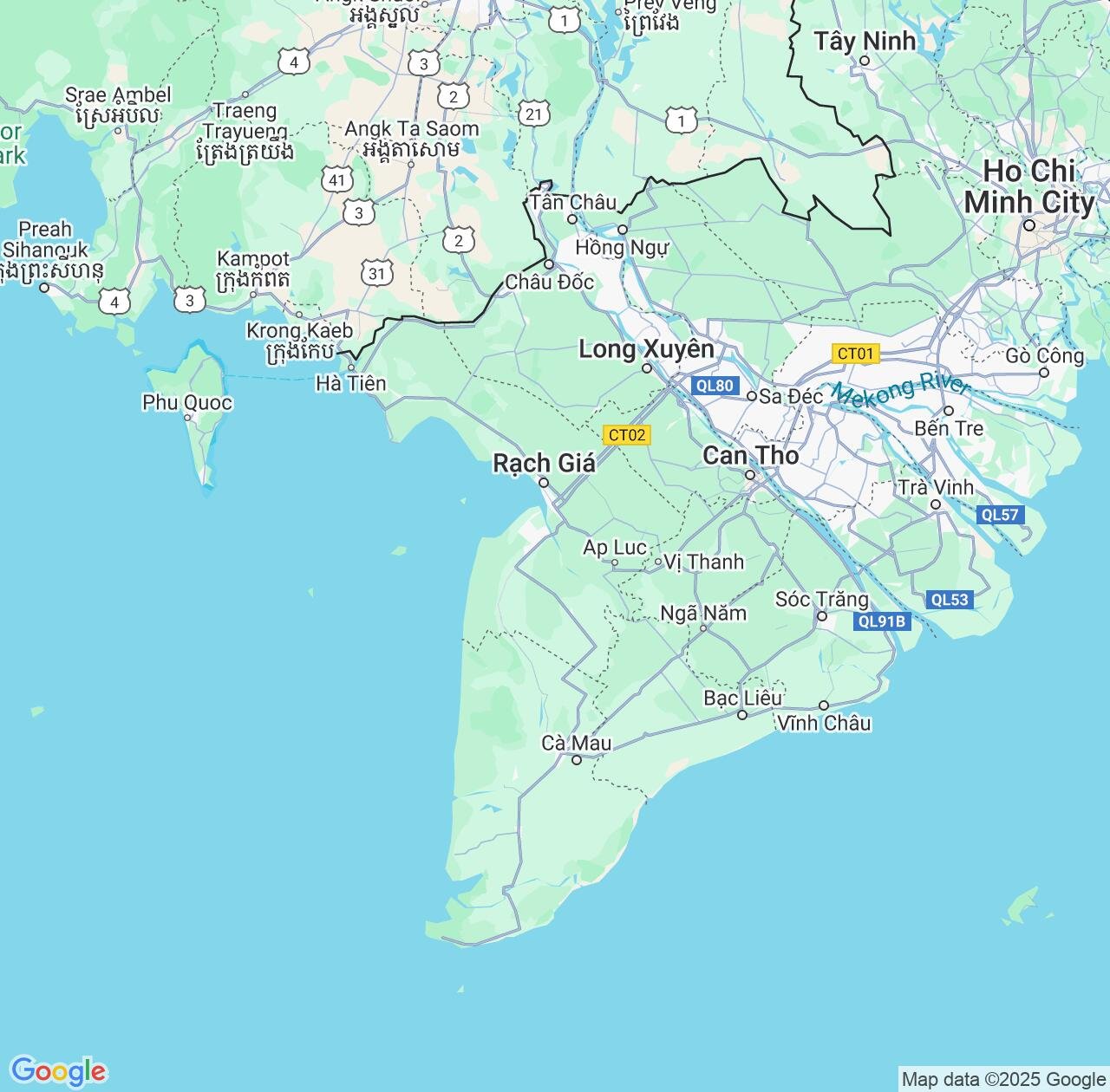 Map image for Intellectual Property Lawyers in Kiên Giang Province and Vietnam IP firms at coordinates  ; .