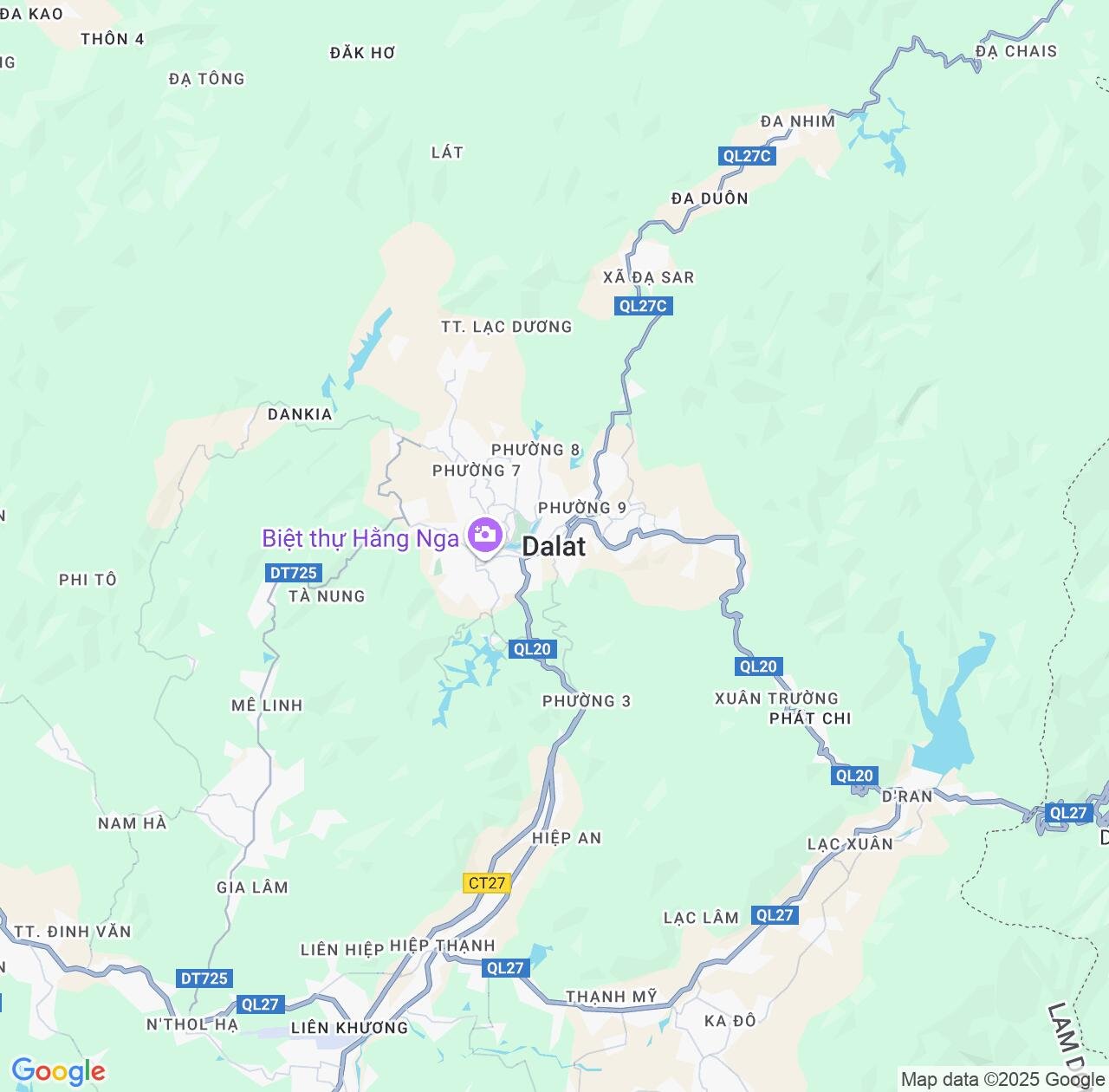 Map image for Intellectual Property Lawyers in Da Lat and Lâm Đồng Province IP firms at coordinates  ; .