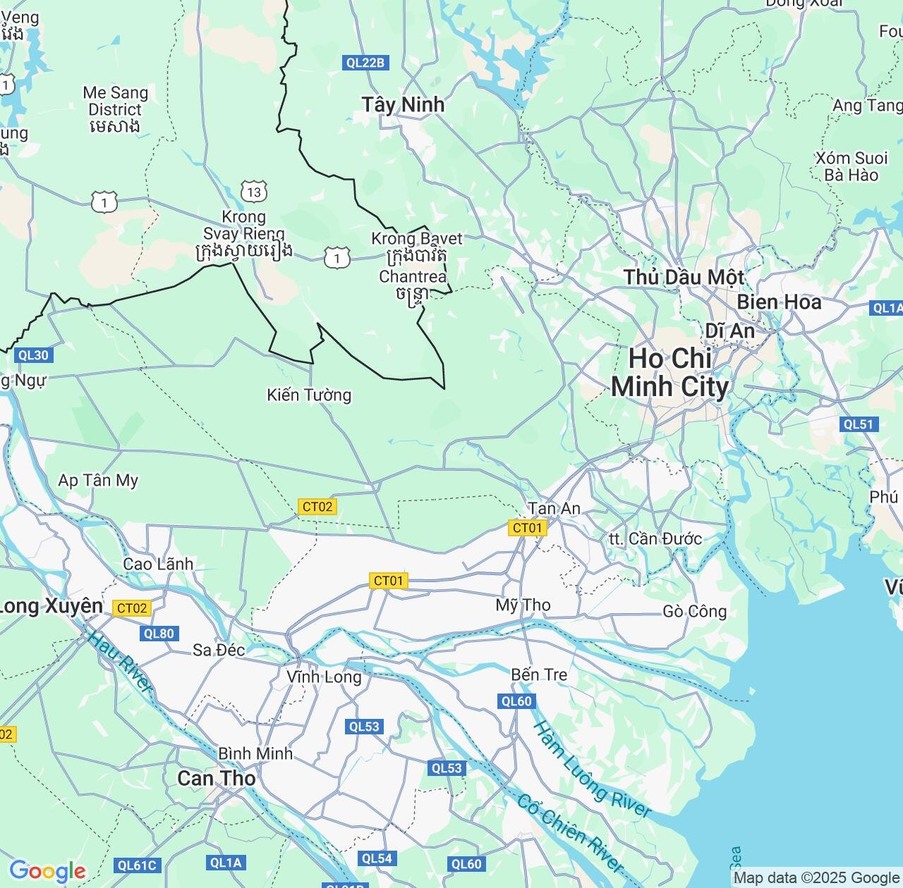 Map image for Intellectual Property Lawyers in Long An Povince and Vietnam IP firms at coordinates  ; .