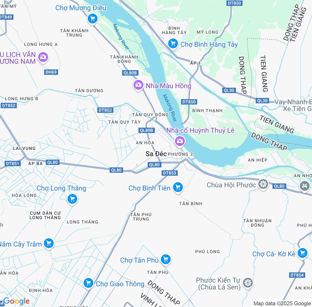 Map image for Intellectual Property Lawyers in Sa Dec and Đồng Tháp Province IP firms at coordinates  ; .