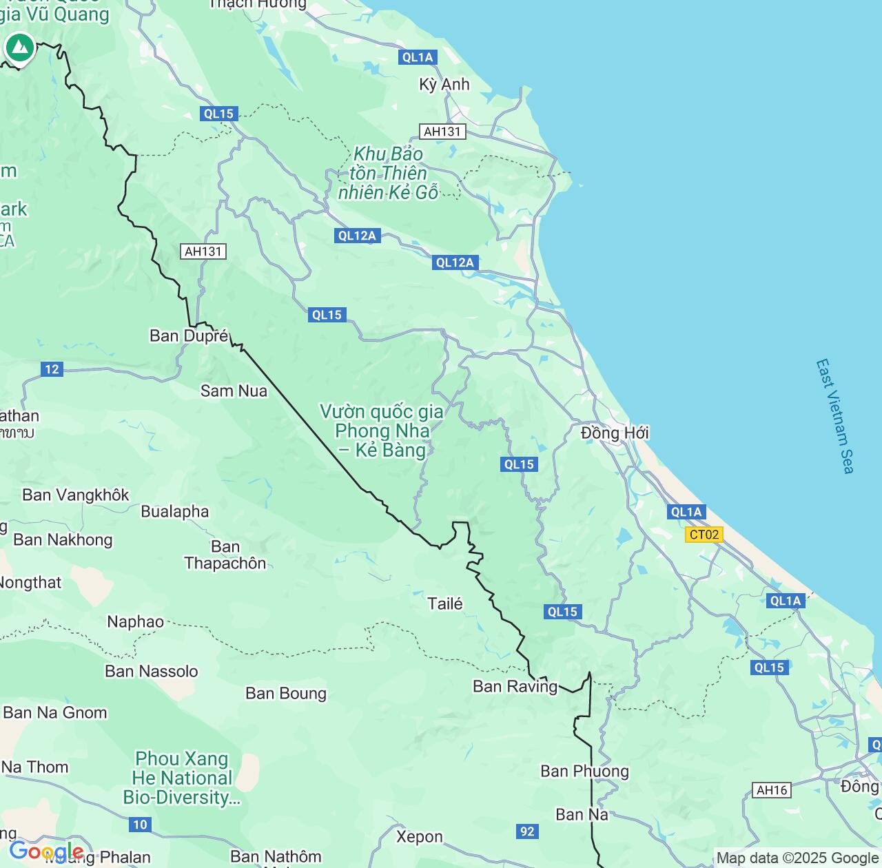 Map image for Intellectual Property Lawyers in GJong Hoi and Quảng Bình Province IP firms at coordinates  ; .