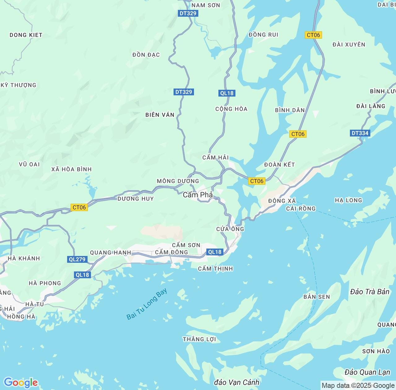 Map image for Intellectual Property Lawyers in Cam Pha Mines and Quảng Ninh IP firms at coordinates  ; .
