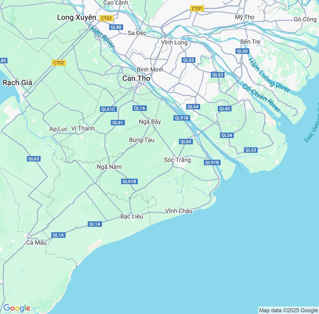 Map image for Intellectual Property Lawyers in Sóc Trăng Province and Vietnam IP firms at coordinates  ; .