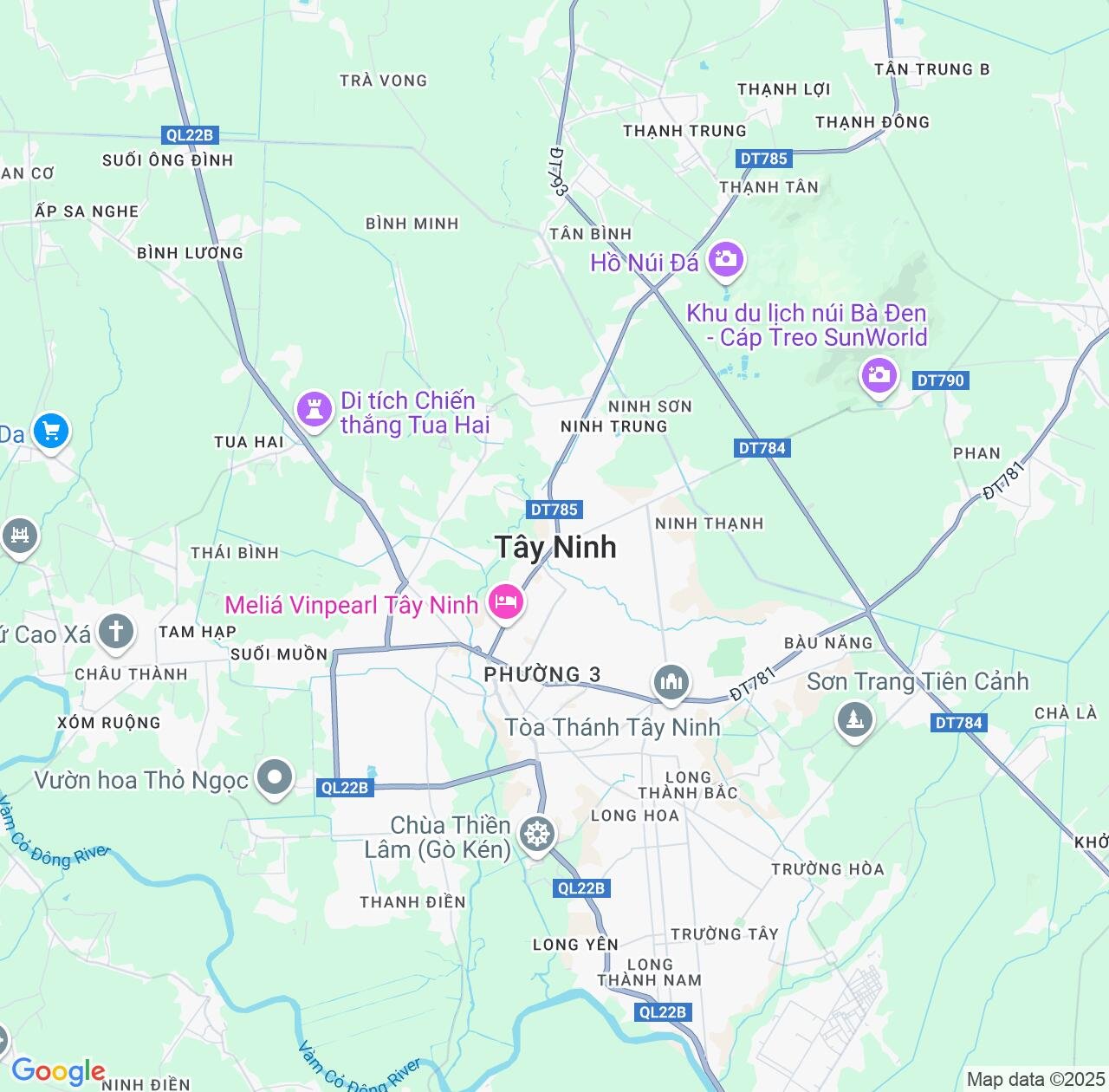 Map image for Intellectual Property Lawyers in Tay Ninh and Tây Ninh Province IP firms at coordinates  ; .