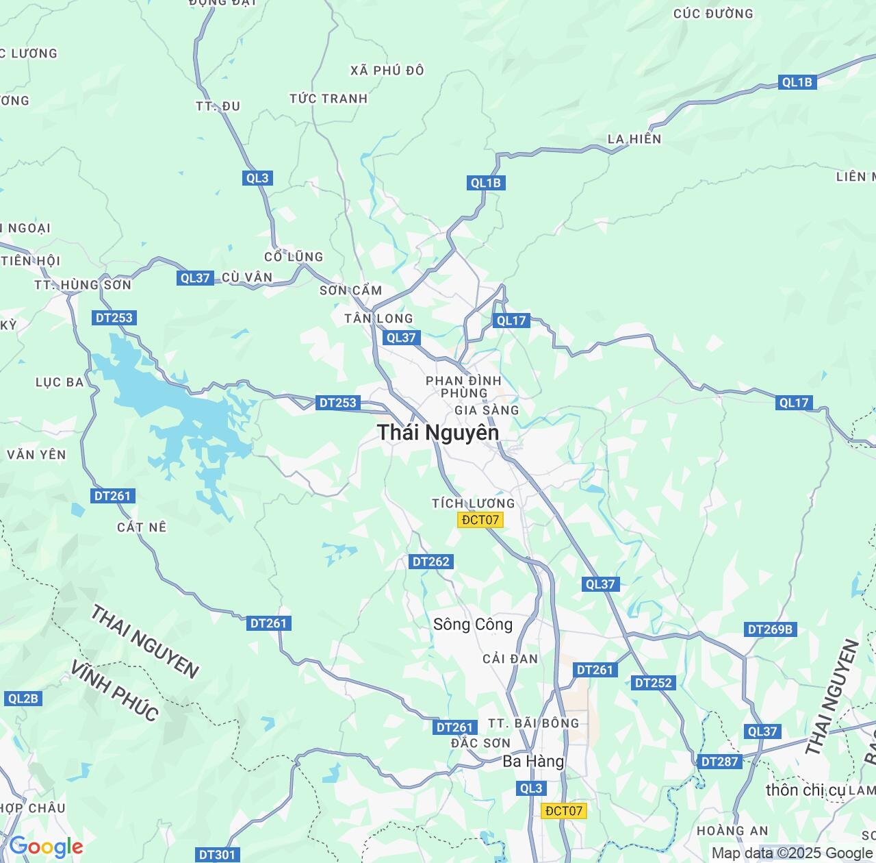 Map image for Intellectual Property Lawyers in Thai Nguyen and Thái Nguyên Province IP firms at coordinates  ; .