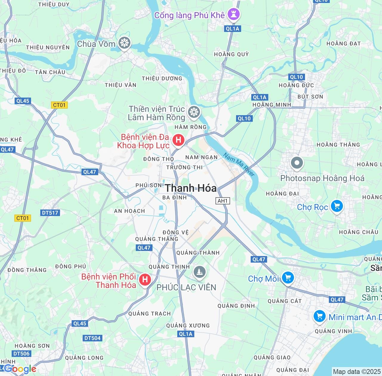Map image for Intellectual Property Lawyers in Thanh Hoa and Thanh Hóa Province IP firms at coordinates  ; .
