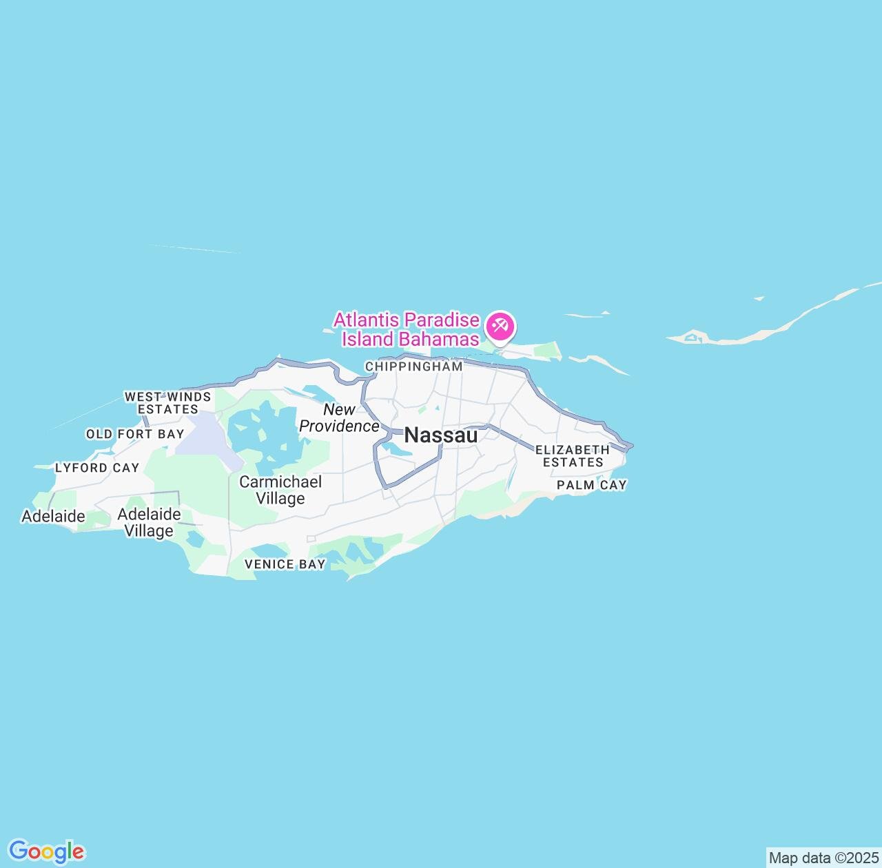 Map image for Intellectual Property Lawyers in Nassau and New Providence IP firms at coordinates  ; .