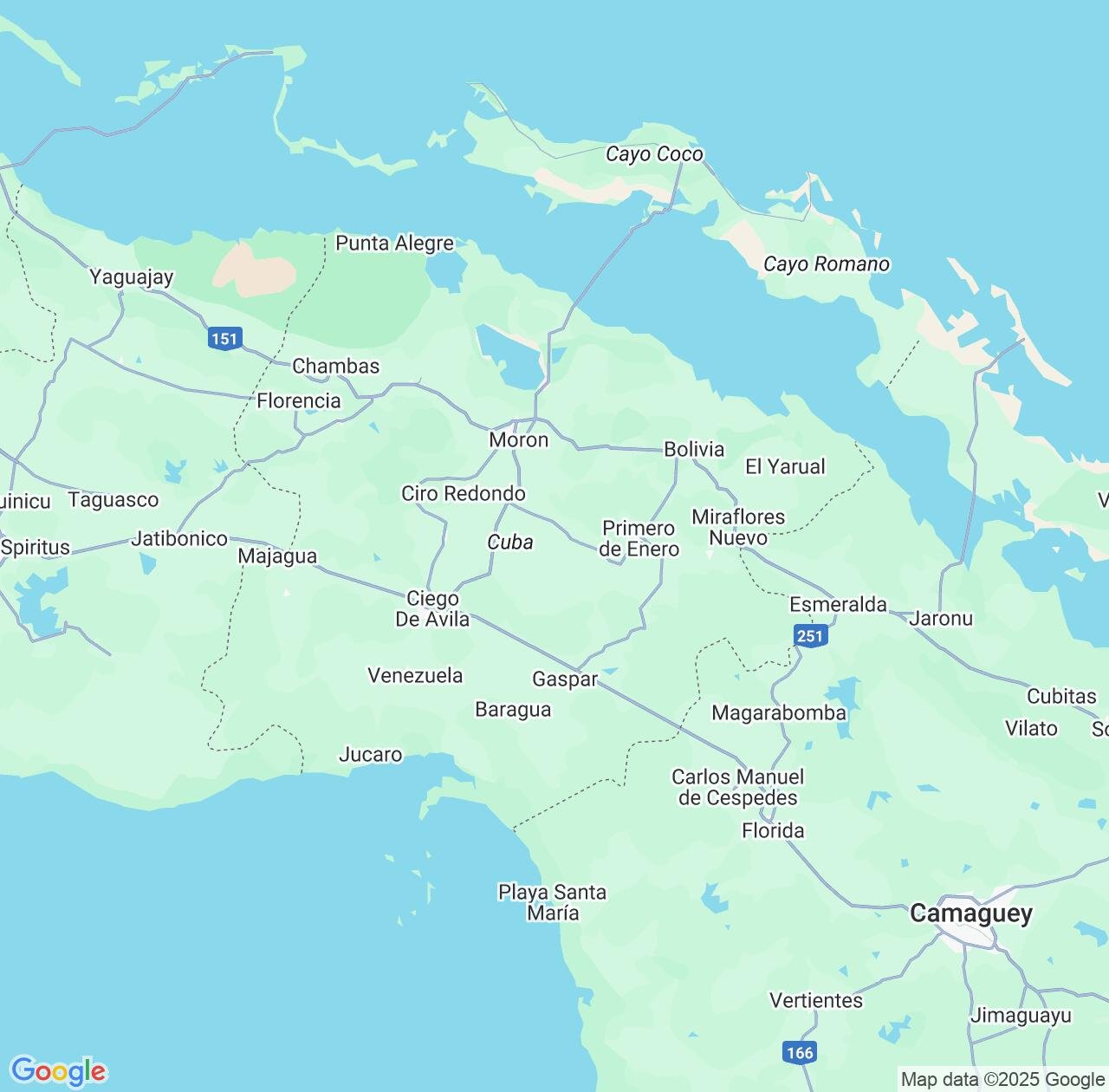 Map image for Intellectual Property Lawyers in Ciego de Avila Province and Cuba IP firms at coordinates  ; .