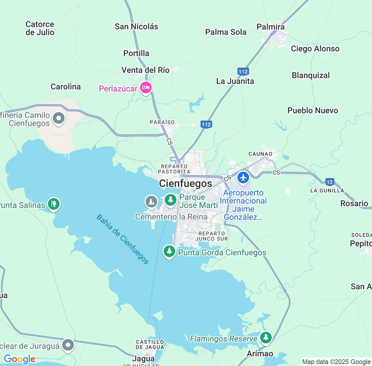Map image for Intellectual Property Lawyers in Cienfuegos and Cienfuegos Province IP firms at coordinates  ; .