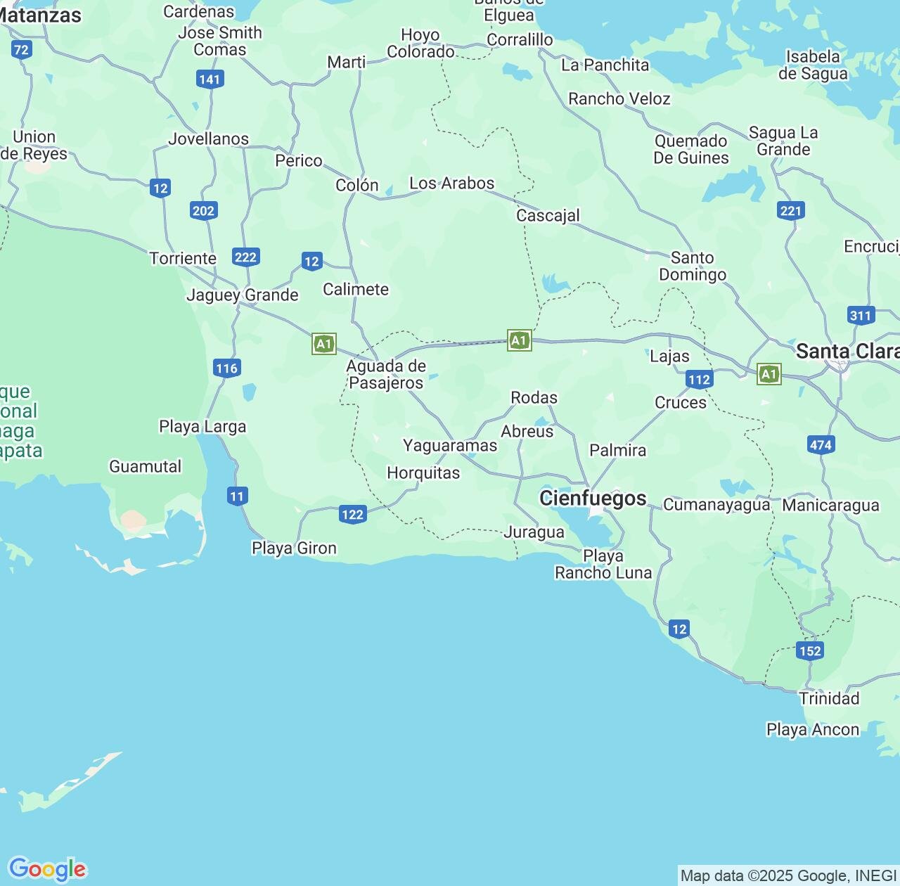 Map image for Intellectual Property Lawyers in Cienfuegos Province and Cuba IP firms at coordinates  ; .