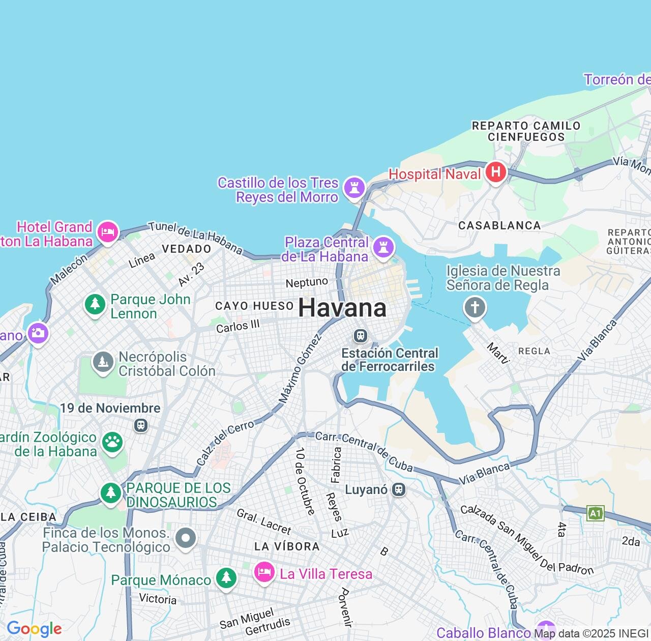 Map image for Intellectual Property Lawyers in Centro Habana and Havana IP firms at coordinates  ; .