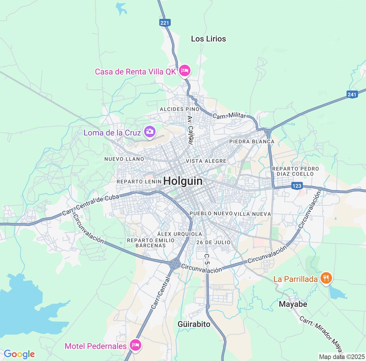 Map image for Intellectual Property Lawyers in Holguín and Holguin Province IP firms at coordinates  ; .