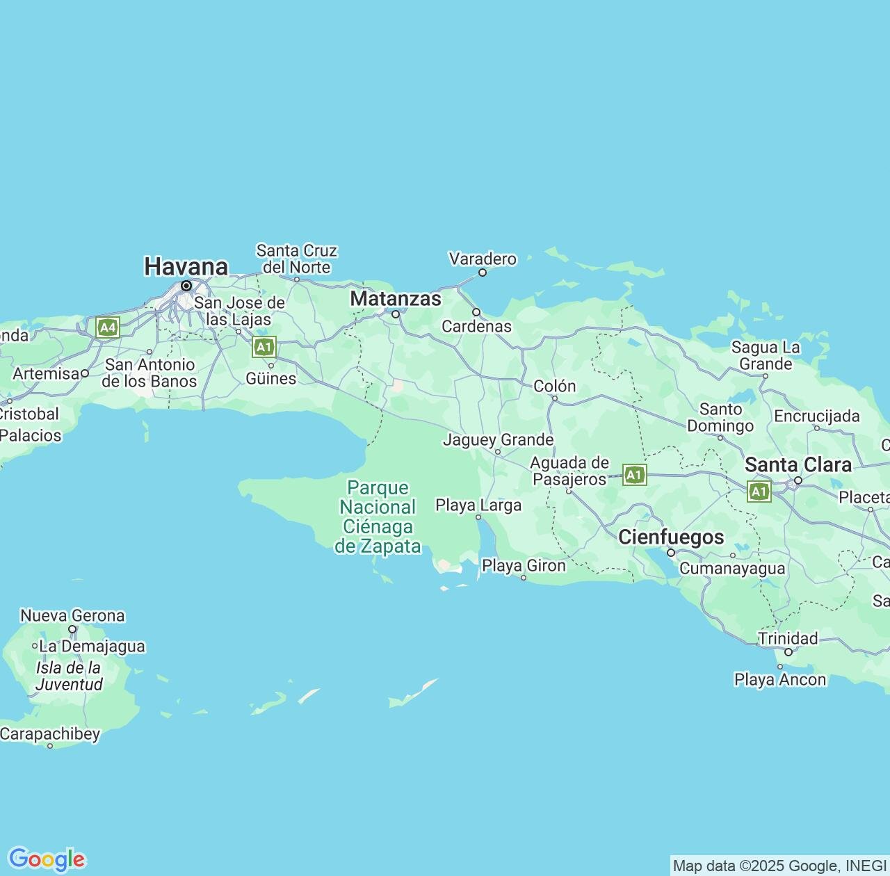 Map image for Intellectual Property Lawyers in Matanzas Province and Cuba IP firms at coordinates  ; .