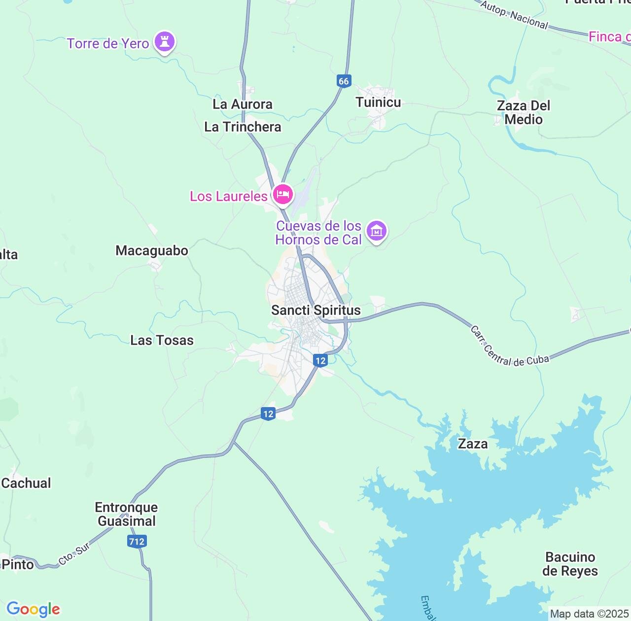 Map image for Intellectual Property Lawyers in Sancti Spíritus and Sancti Spiritus Province IP firms at coordinates  ; .