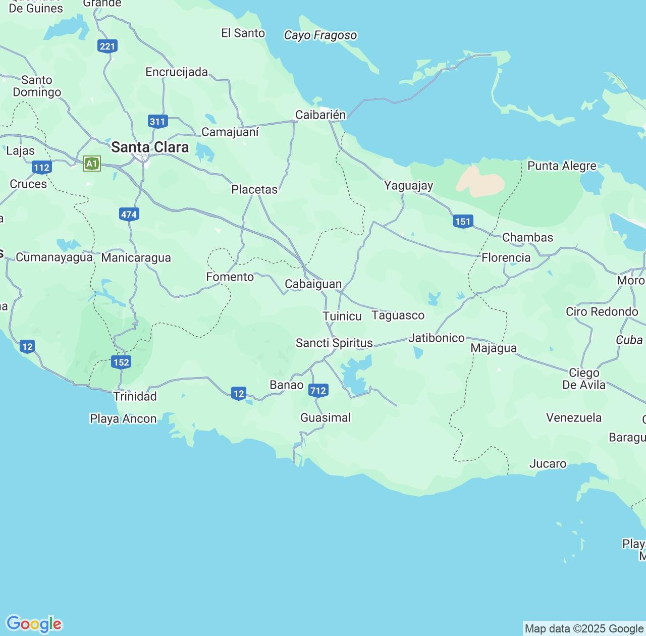 Map image for Intellectual Property Lawyers in Sancti Spiritus Province and Cuba IP firms at coordinates  ; .