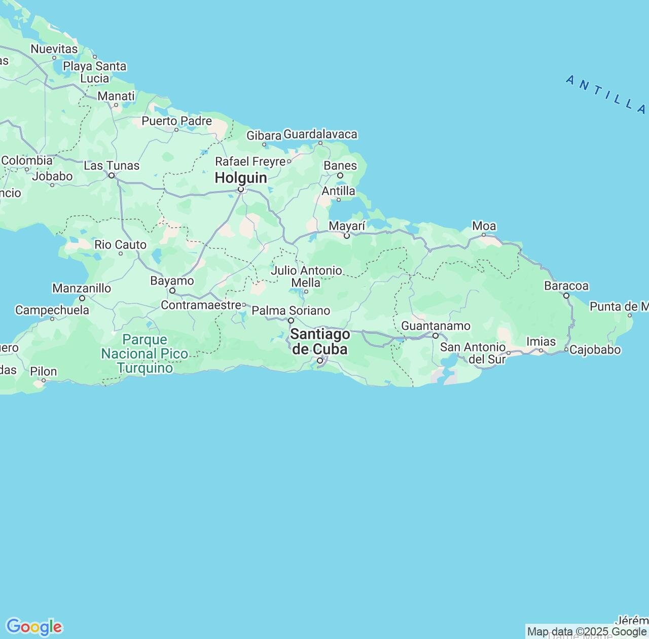 Map image for Intellectual Property Lawyers in Santiago de Cuba Province and Cuba IP firms at coordinates  ; .