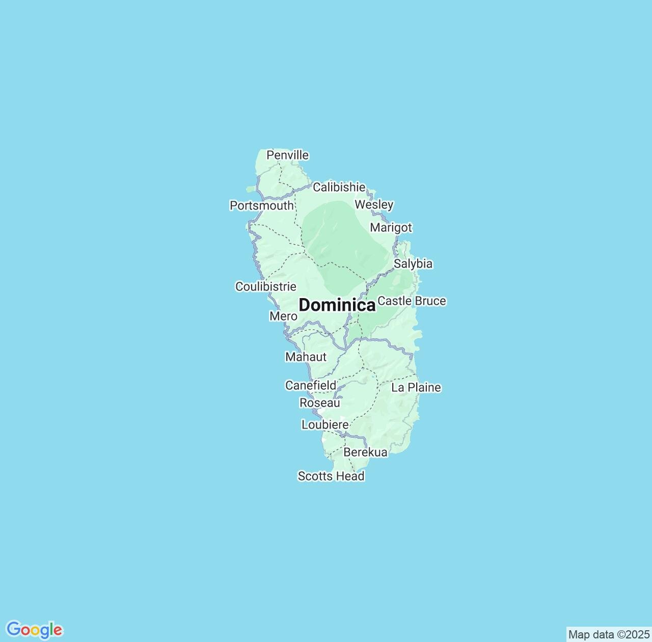 Map image for Intellectual Property Lawyers in Dominica and Central America IP firms at coordinates  ; .