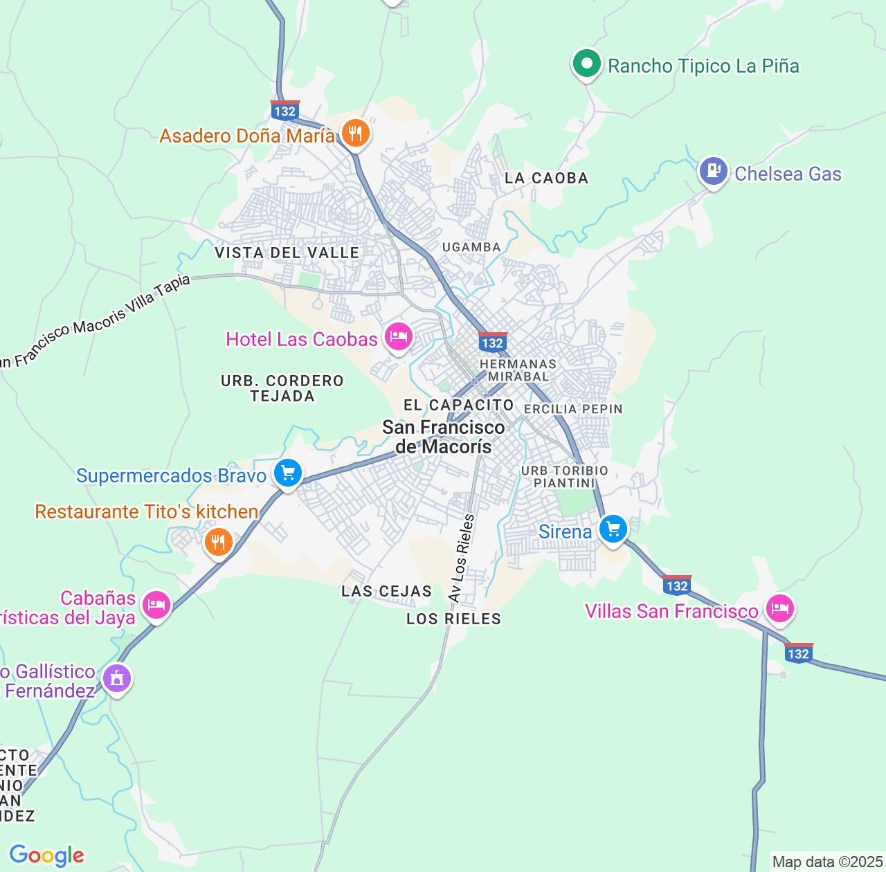 Map image for Intellectual Property Lawyers in San Francisco de Macorís and Duarte Province IP firms at coordinates  ; .