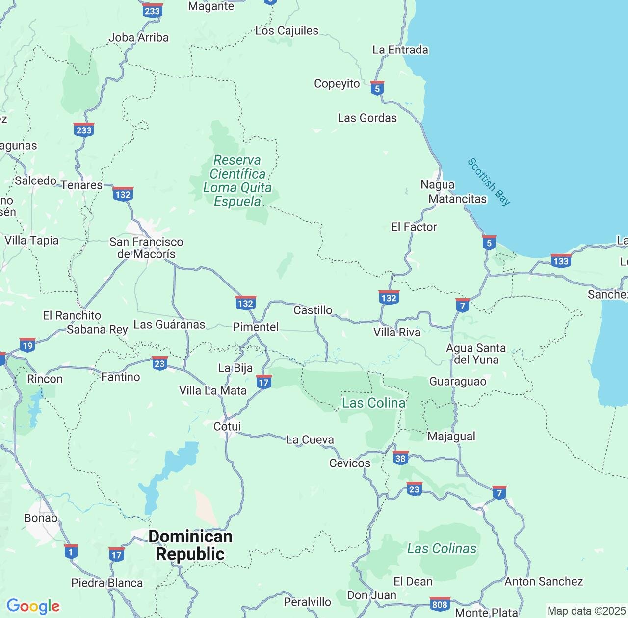Map image for Intellectual Property Lawyers in Duarte Province and Dominican Republic IP firms at coordinates  ; .