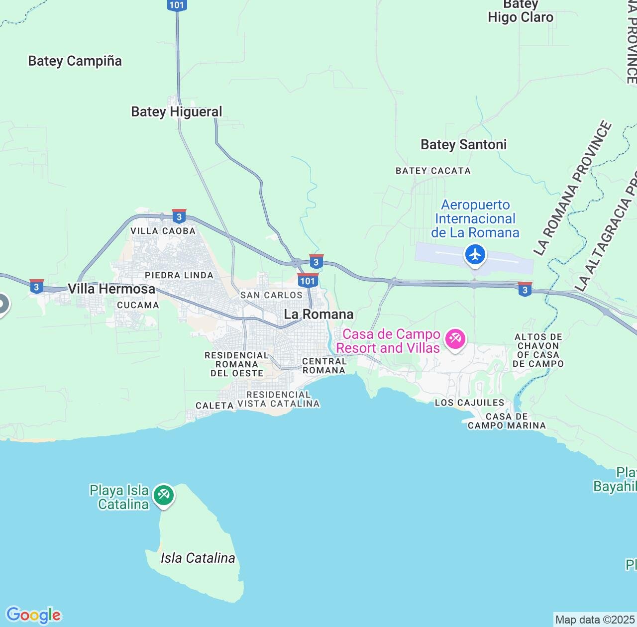 Map image for Intellectual Property Lawyers in La Romana and Dominican Republic IP firms at coordinates  ; .
