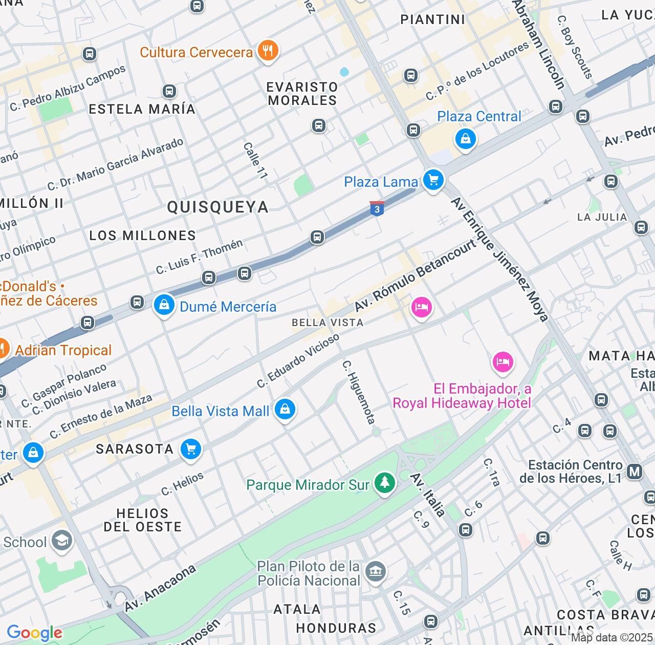 Map image for Intellectual Property Lawyers in Bella Vista and Nacional IP firms at coordinates  ; .