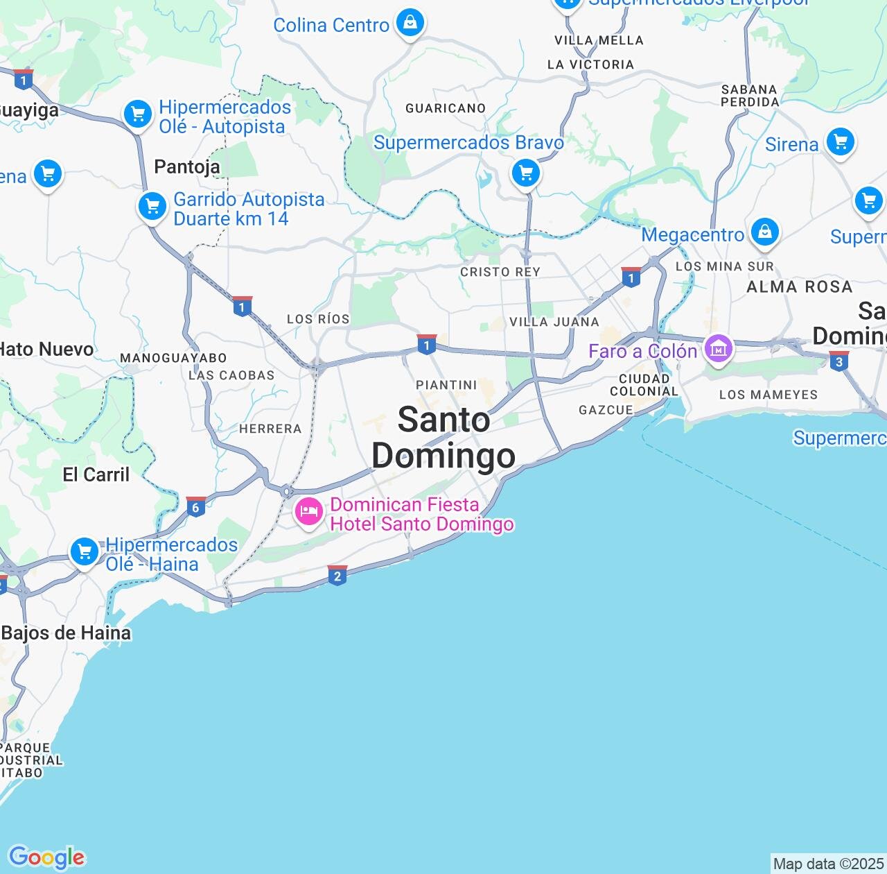 Map image for Intellectual Property Lawyers in Santo Domingo and Nacional IP firms at coordinates  ; .
