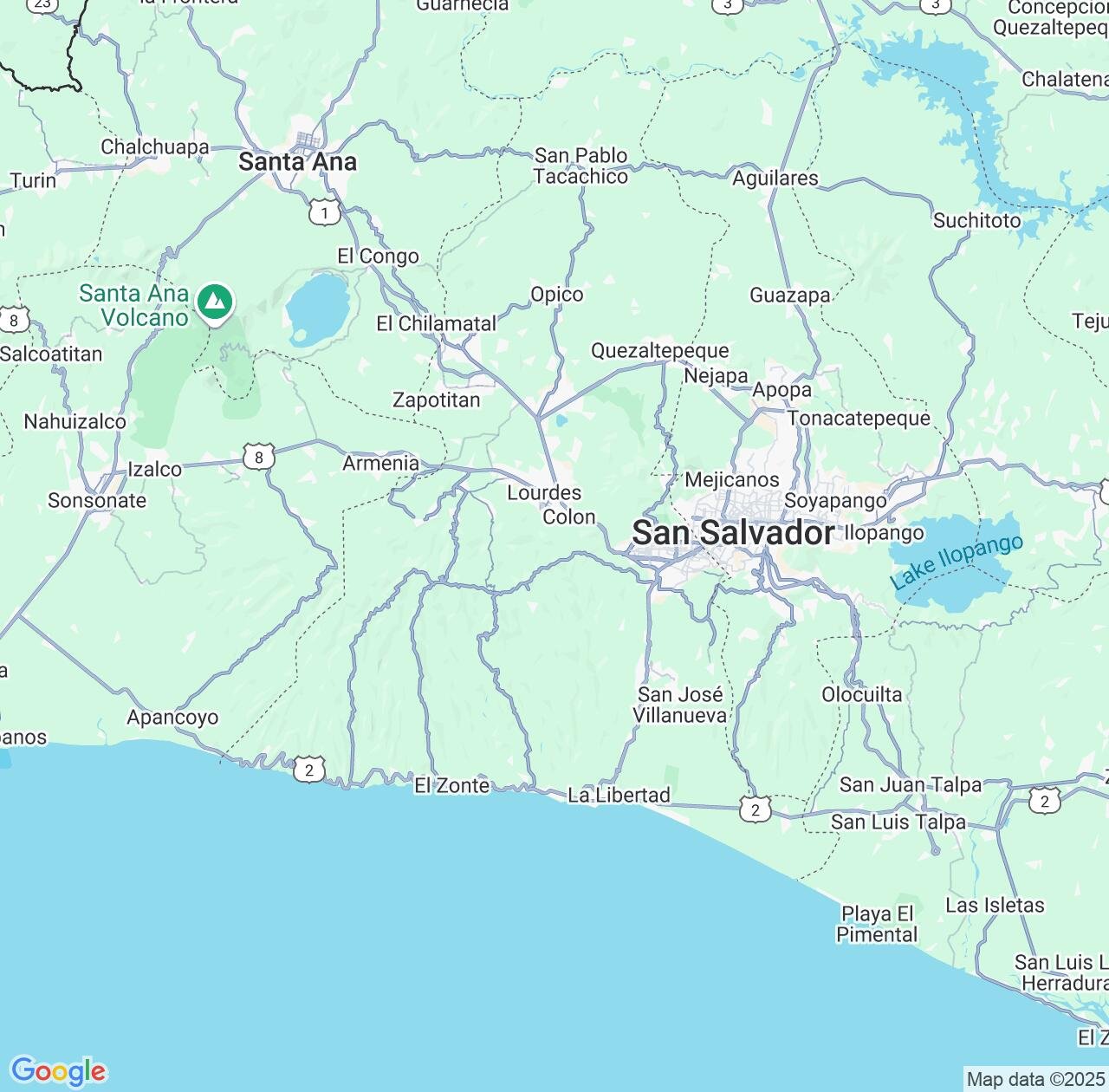 Map image for Intellectual Property Lawyers in La Libertad Department and El Salvador IP firms at coordinates  ; .