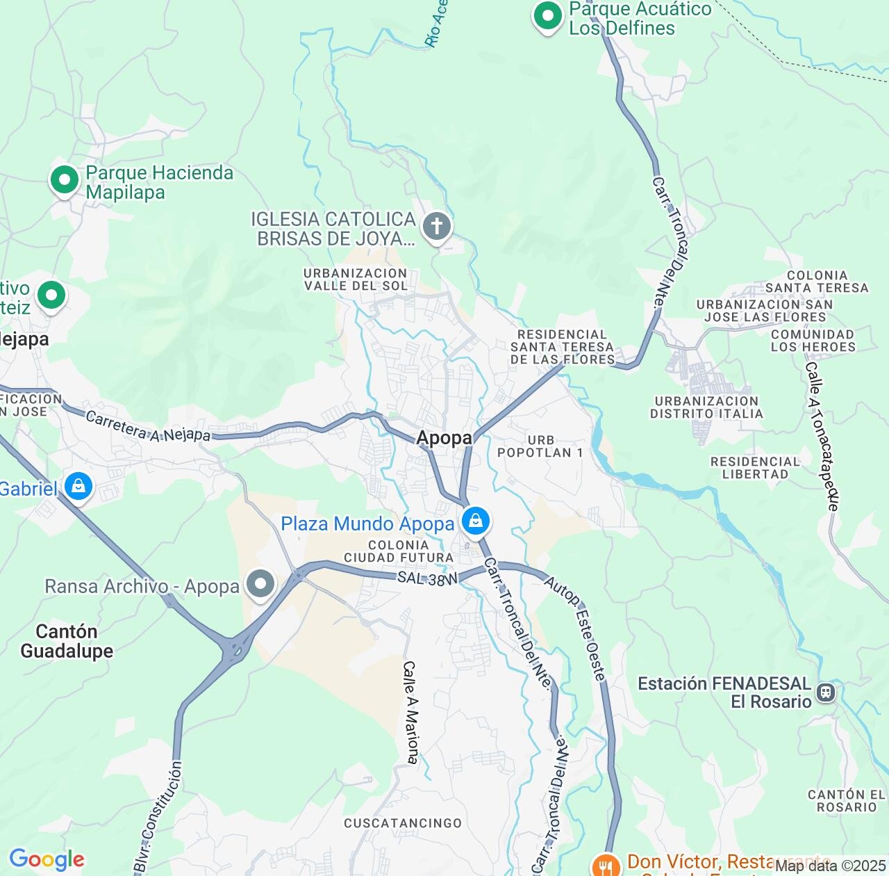 Map image for Intellectual Property Lawyers in Apopa and San Salvador Department IP firms at coordinates  ; .