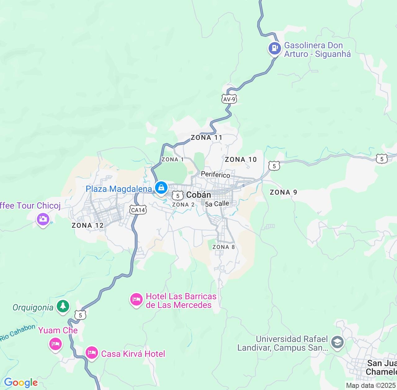 Map image for Intellectual Property Lawyers in Cobán and Alta Verapaz IP firms at coordinates  ; .