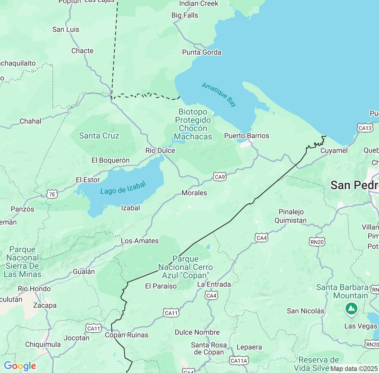 Map image for Intellectual Property Lawyers in Izabal Department and Guatemala IP firms at coordinates  ; .
