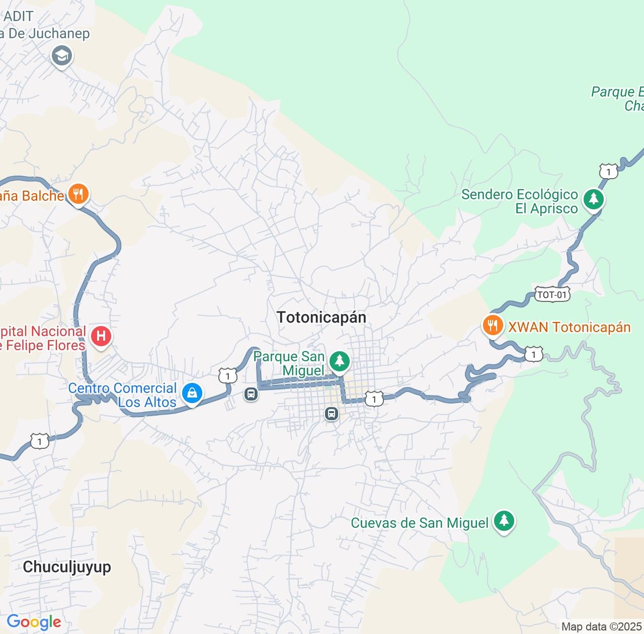 Map image for Intellectual Property Lawyers in Totonicapan and Guatemala IP firms at coordinates  ; .
