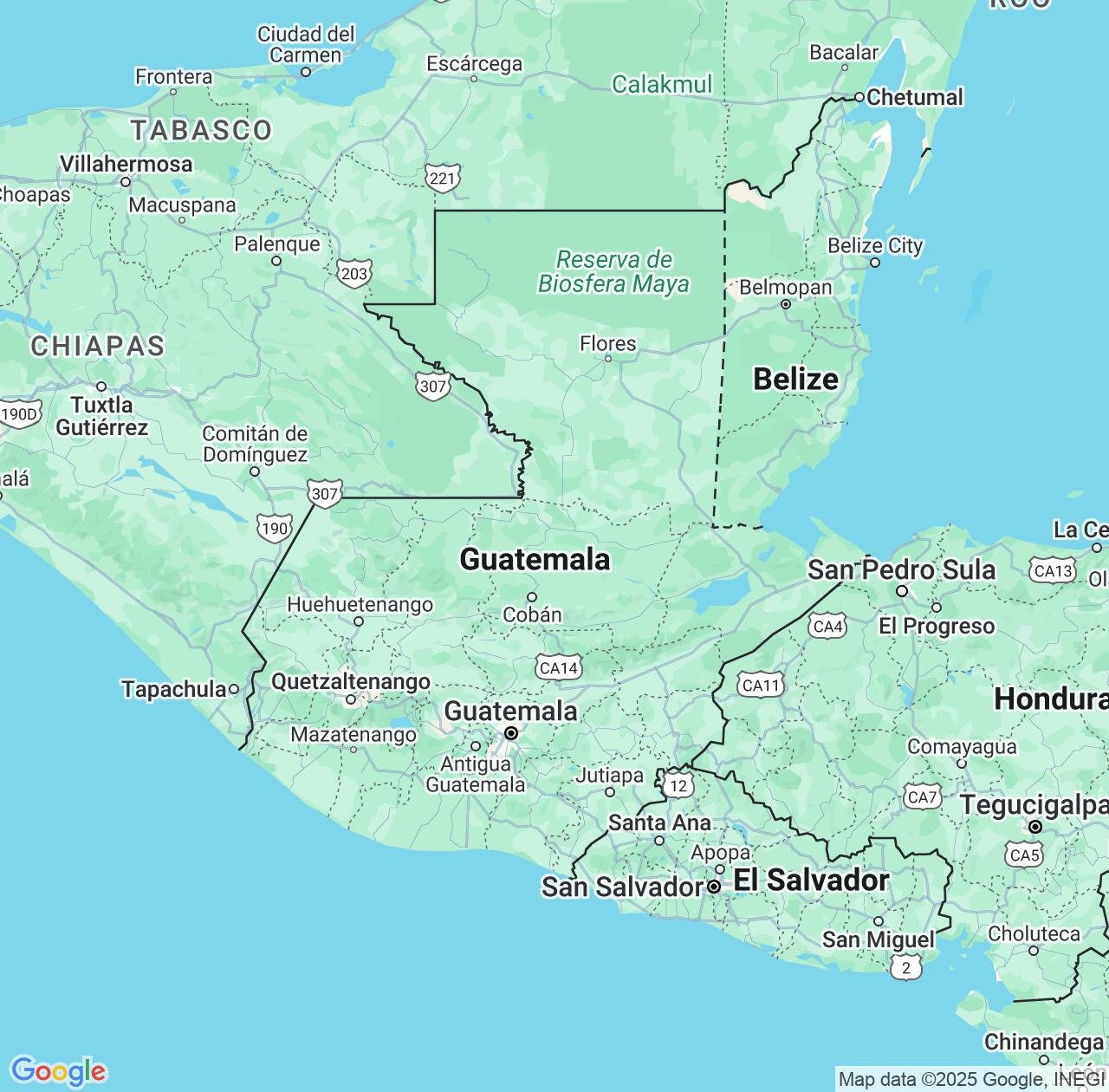Map image for Intellectual Property Lawyers in Guatemala and Central America IP firms at coordinates  ; .