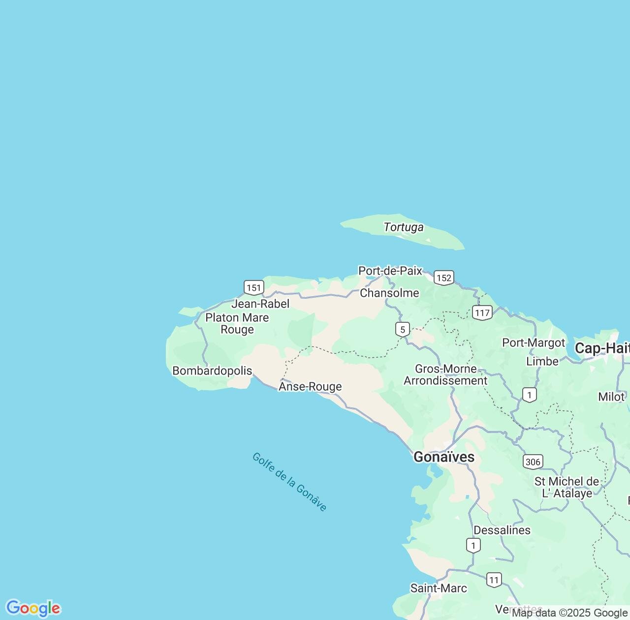 Map image for Intellectual Property Lawyers in Nord-Ouest and Haiti IP firms at coordinates  ; .