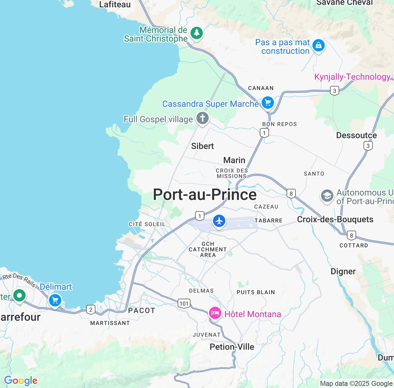 Map image for Intellectual Property Lawyers in Port-au-Prince and Ouest IP firms at coordinates  ; .