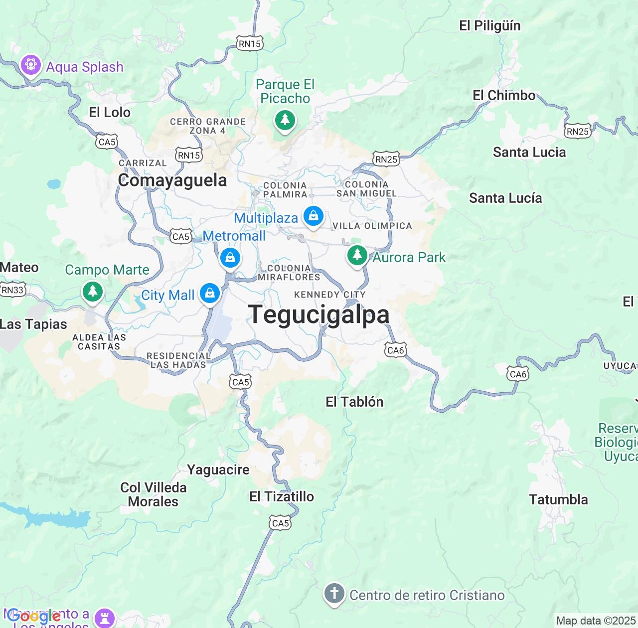 Map image for Intellectual Property Lawyers in Tegucigalpa and Francisco Morazán Department IP firms at coordinates  ; .