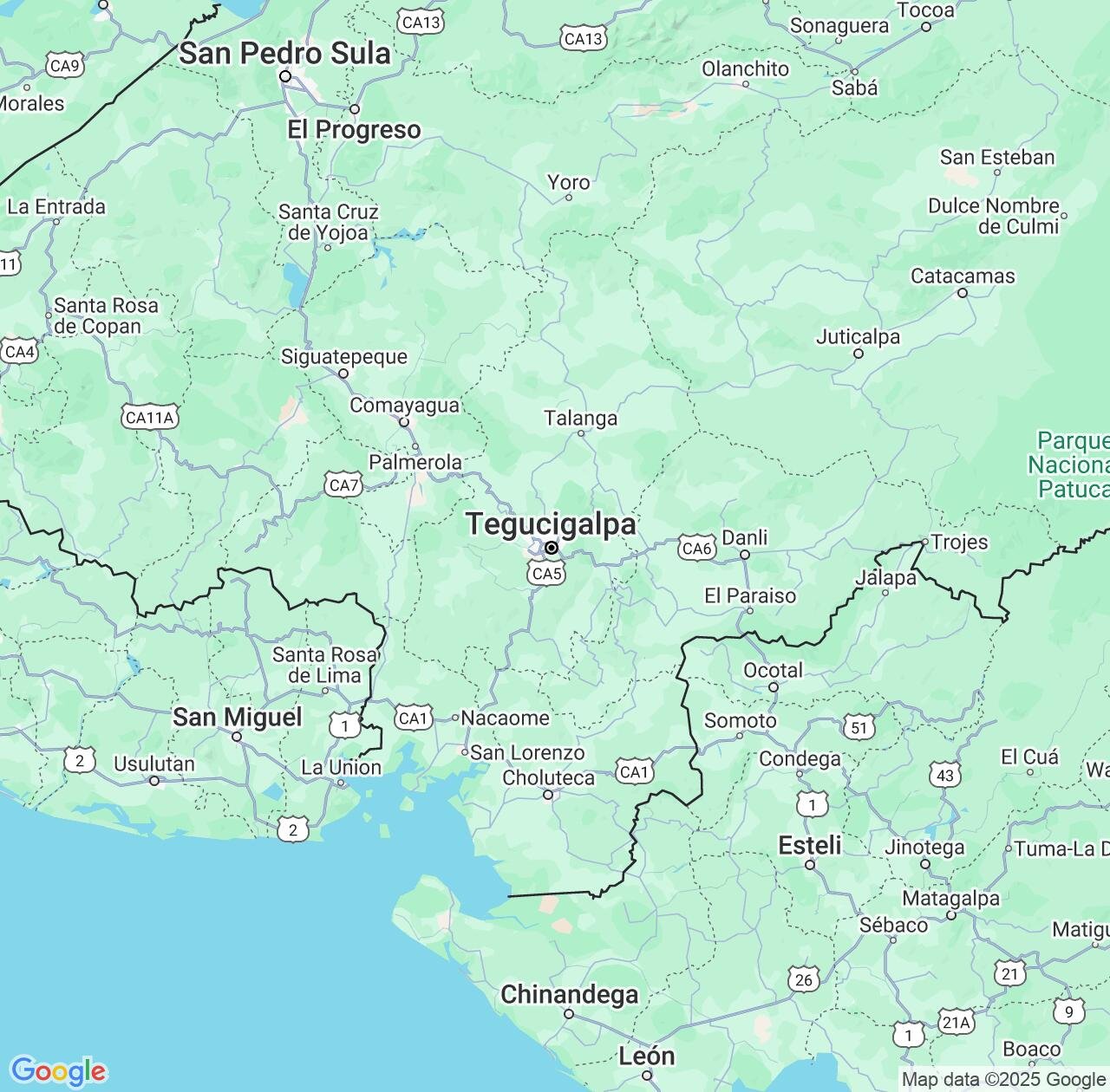 Map image for Intellectual Property Lawyers in Francisco Morazán Department and Honduras IP firms at coordinates  ; .