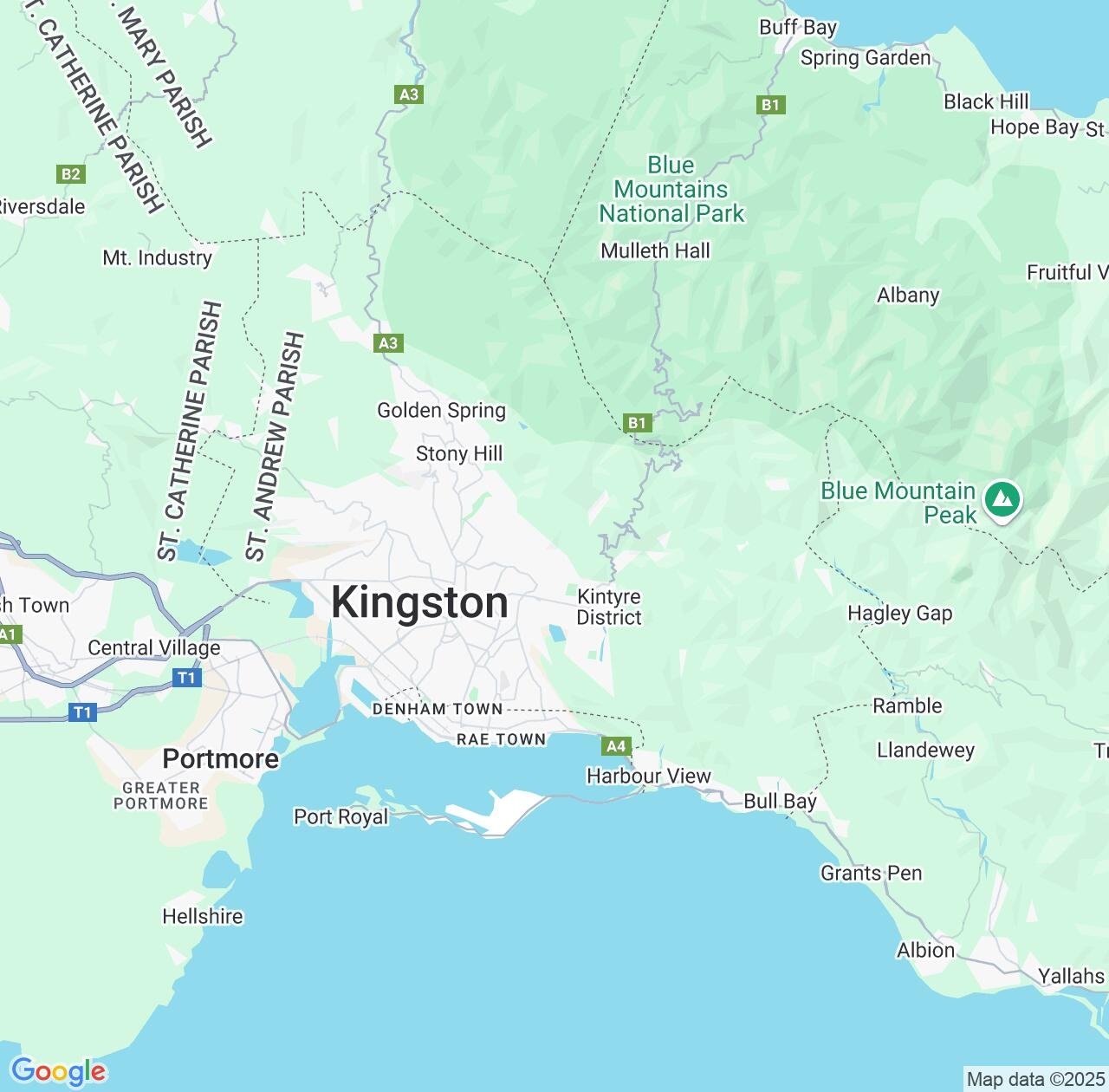 Map image for Intellectual Property Lawyers in Saint Andrew Parish and Jamaica IP firms at coordinates  ; .